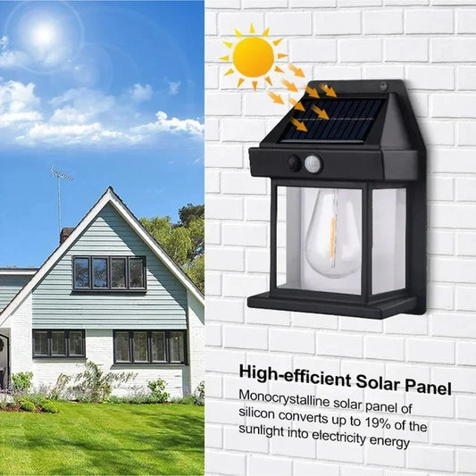 Intelligent Motion Sensor Solar Tungsten Night Lamp