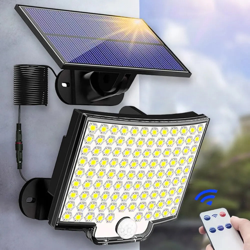 106-LED Solar Light Outdoor Floodlight,