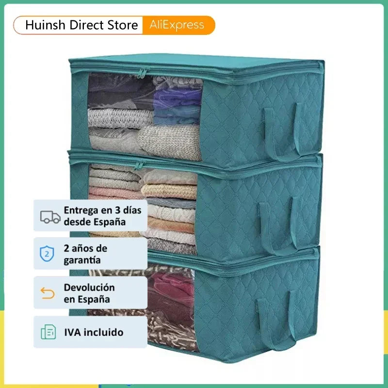 Non Woven Fabric Quilts Clothes Organizer Case