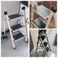 White Folding Ladder Chair