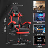 Gaming Chair with Footrest