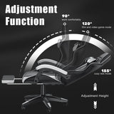 Gaming Chair with Footrest