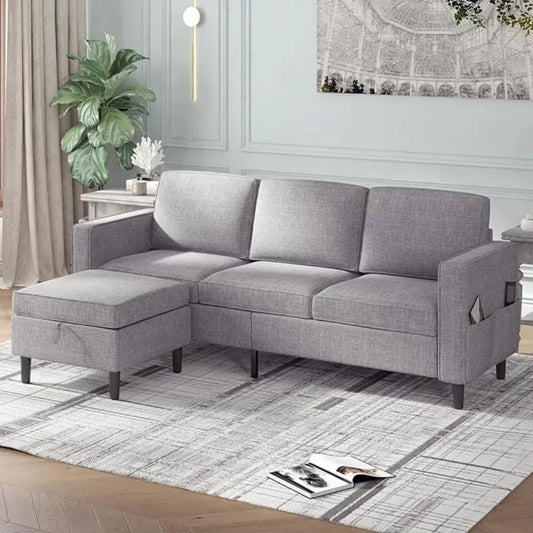 Modural Convertible Loveseat and Sofa Set