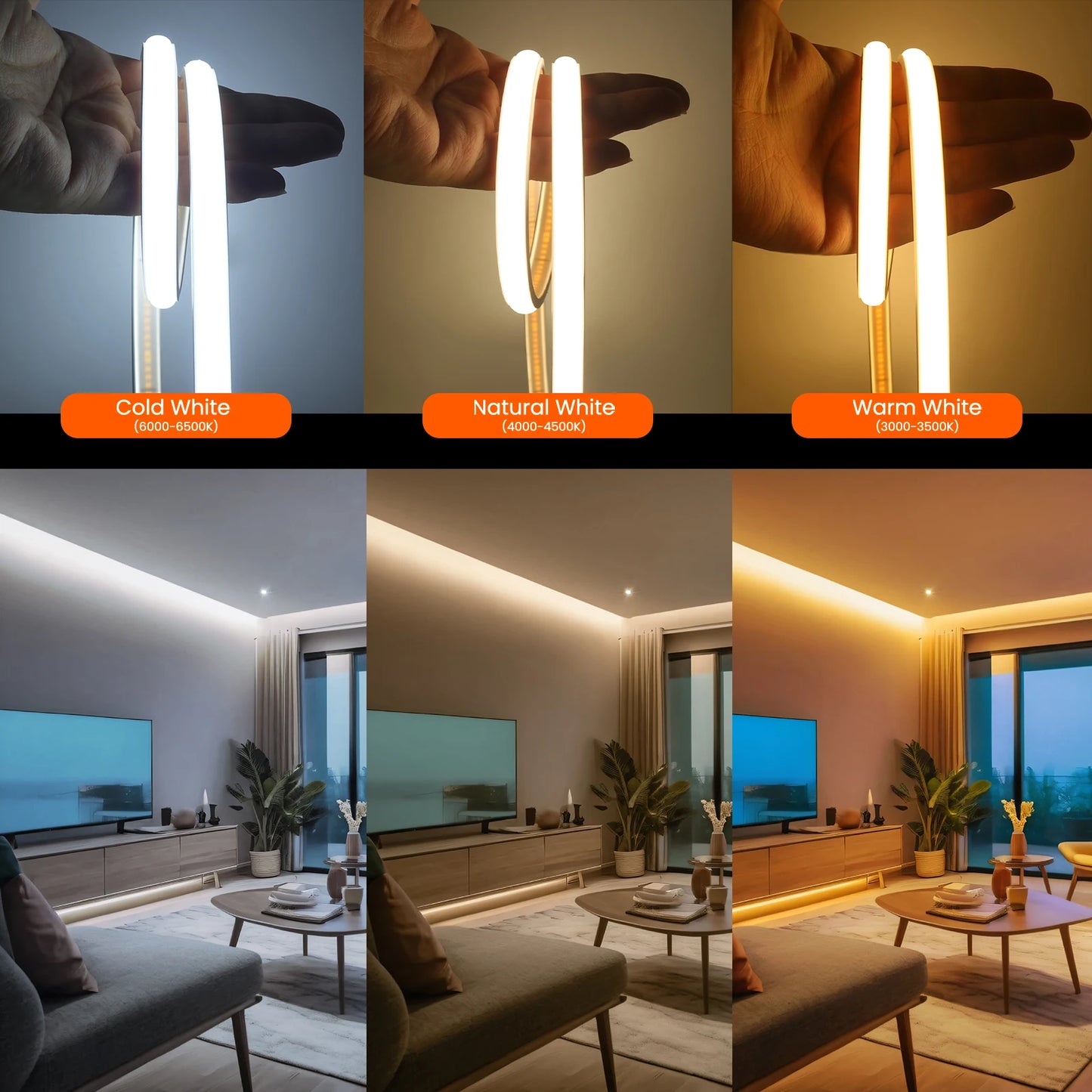 Waterproof COB LED Strip Light