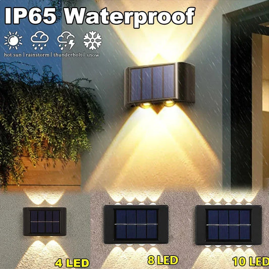 Waterproof Up and Down Luminous Lighting for Garden Fence