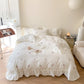 Rose Embroidered Duvet Cover Set (1*Duvet Cover + 2*Pillowcase, Without Core)