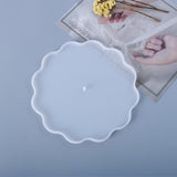 Three-layer Flower-shaped Tray, Fruit Tray, Tea Tray, Set Table, Fruit Silicone Abrasives