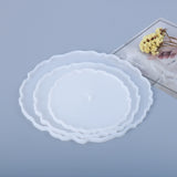 Three-layer Flower-shaped Tray, Fruit Tray, Tea Tray, Set Table, Fruit Silicone Abrasives