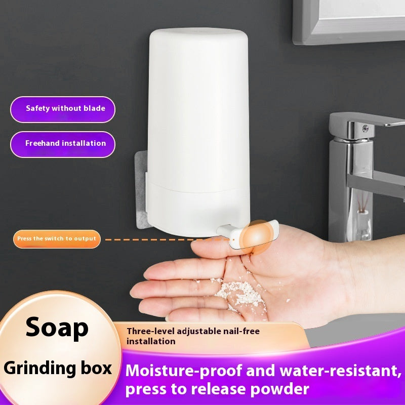 Wall-Mounted Soap Grinder Dispenser Box,