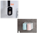 Wall-Mounted Automatic Toothpaste Dispenser Set,